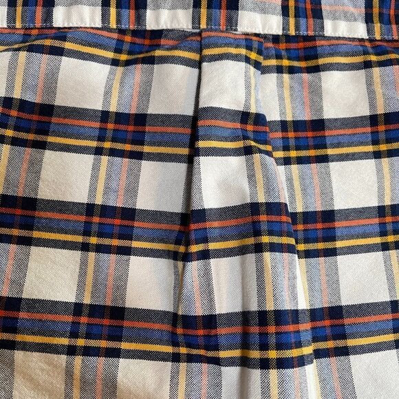 BOY’S Lands End size small 4 button down shirt top plaid EUC! - Picture 3 of 7